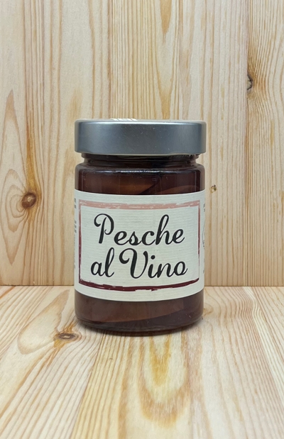 Pesche al vino